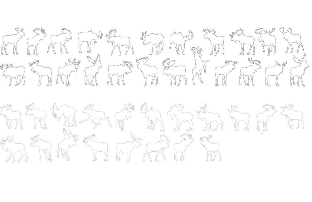 دانلود بلوک‌های موس (گوزن شمالی) اتوکد (Moose CAD Blocks DWG Download)