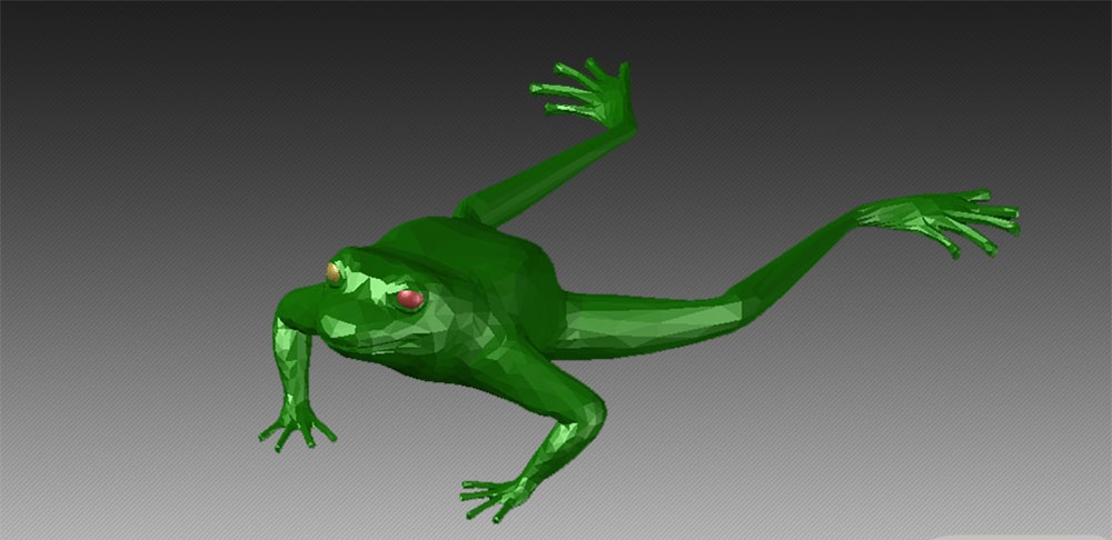 دانلود مدل اتوکد قورباغه سه‌بعدی (Frog 3D DWG Download)