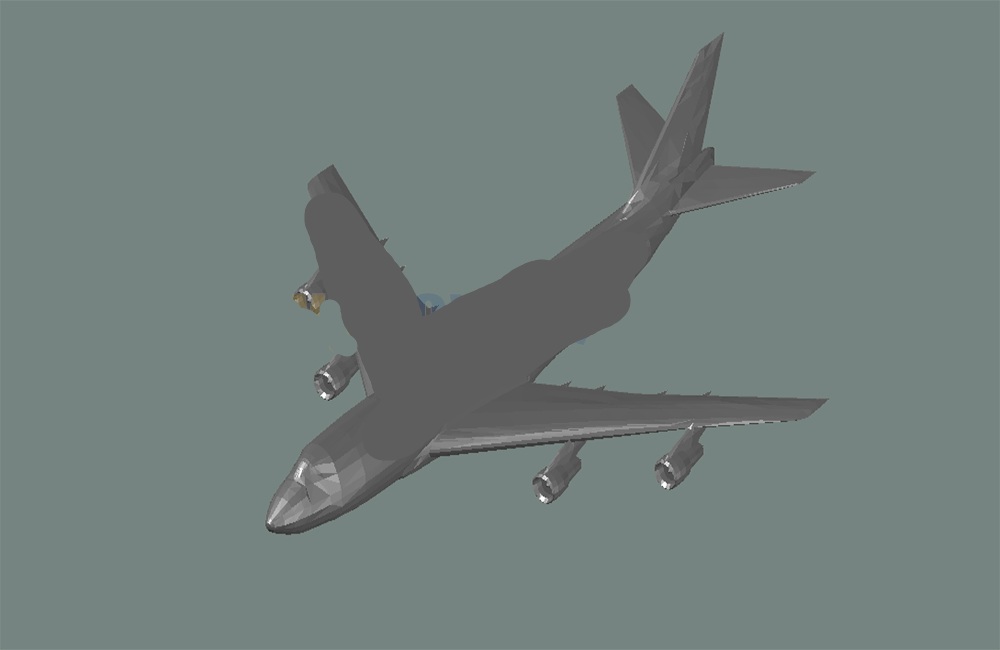 دانلود مدل سه‌بعدی بوئینگ 747 DWG اتوکد | Airplane Boeing 747 3D DWG Download