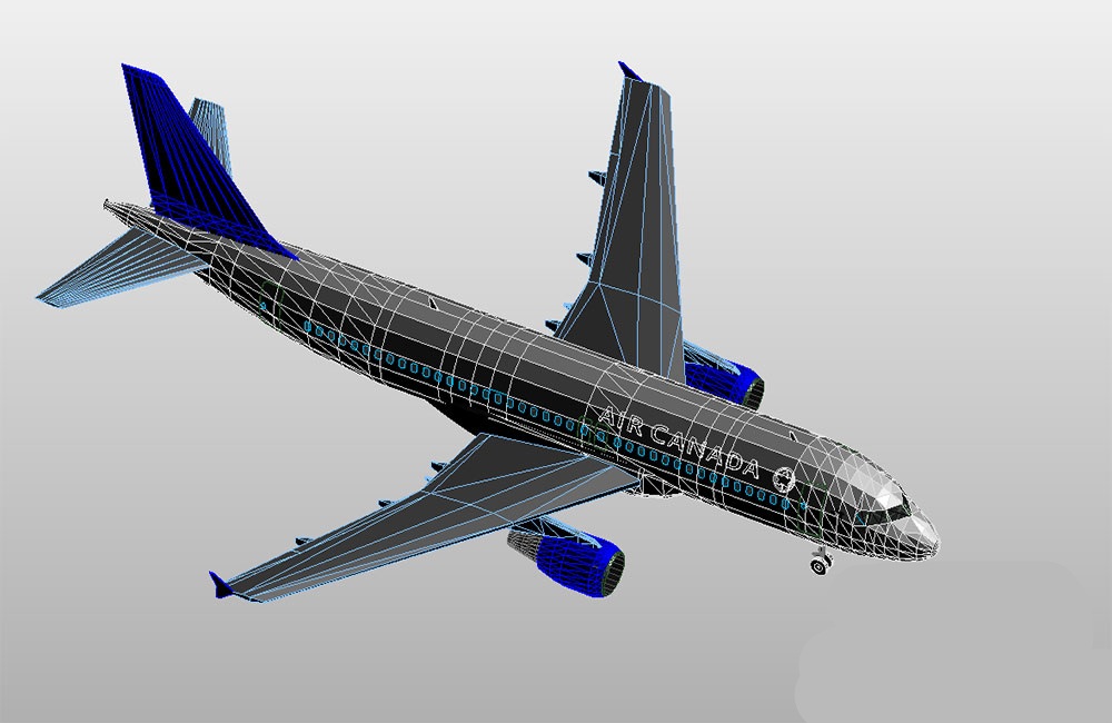 دانلود فایل رویت مدل سه‌بعدی هواپیمای ایرباس A320 | Airbus A320 Revit 3D Model