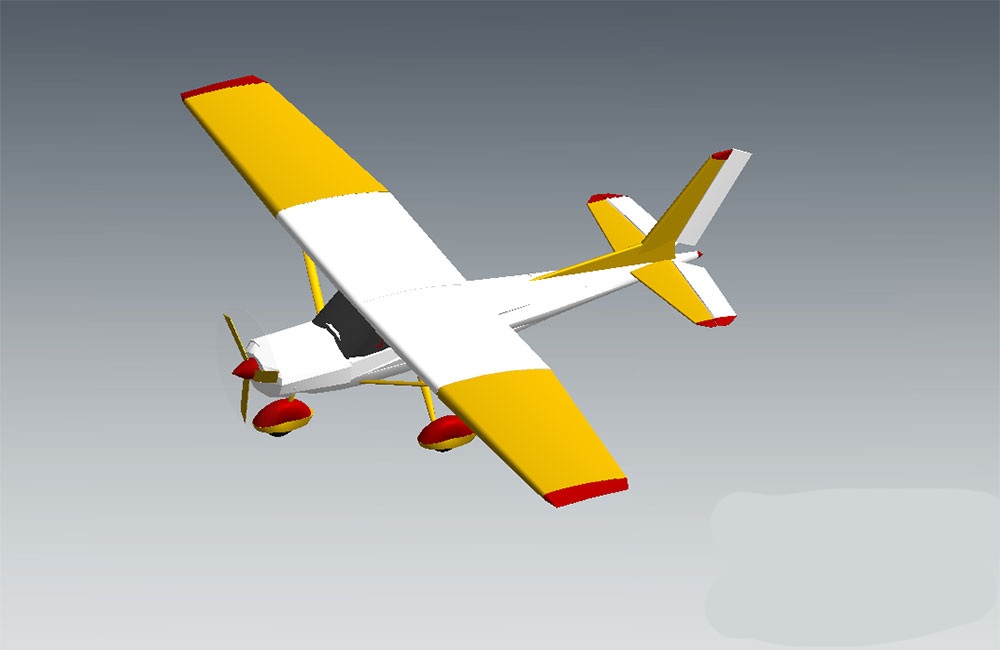 دانلود مدل سه‌بعدی هواپیمای سسنا در رویت | Cessna Plane Revit 3D Model