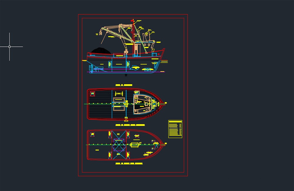 دانلود بلوک‌های قایق سه‌بعدی CAD | 3D Boats CAD Blocks DWG