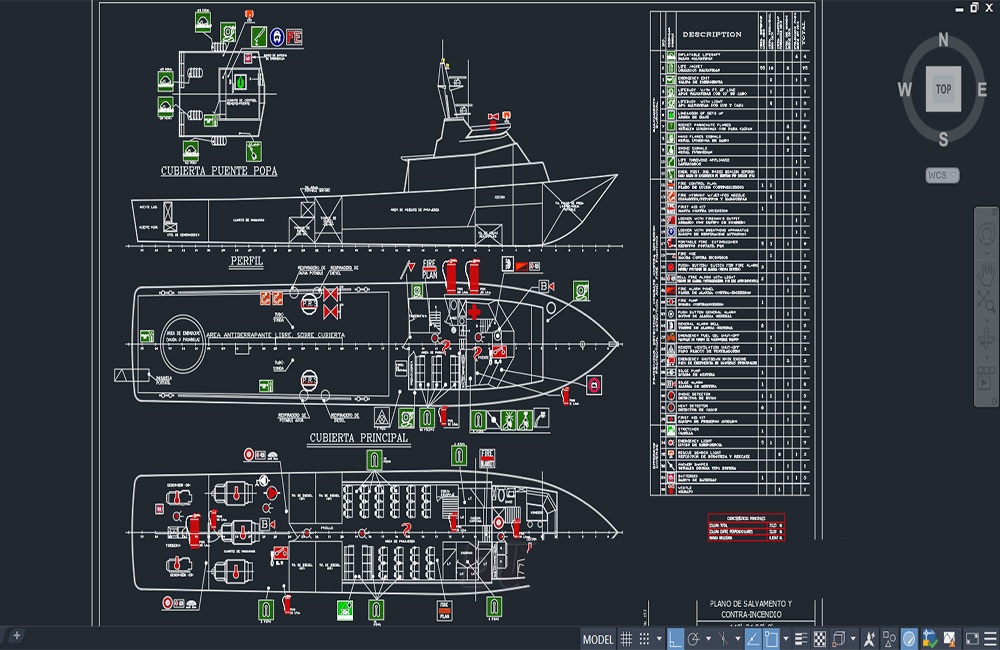 دانلود نقشه قایق تأمین نفت Stella DWG | Oil Supply Boat Stella AutoCAD Drawing