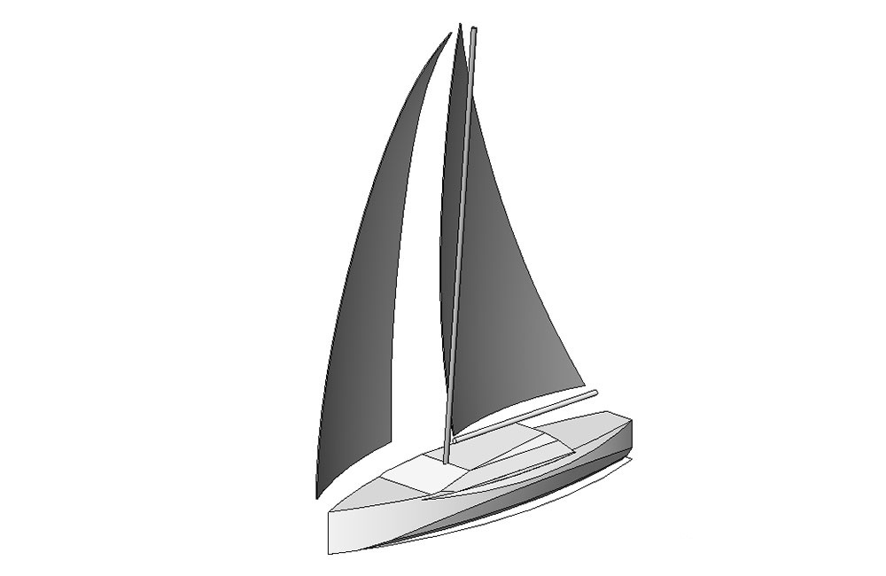دانلود مدل سه‌بعدی قایق بادبانی رویت | Sailboat Revit 3D Model