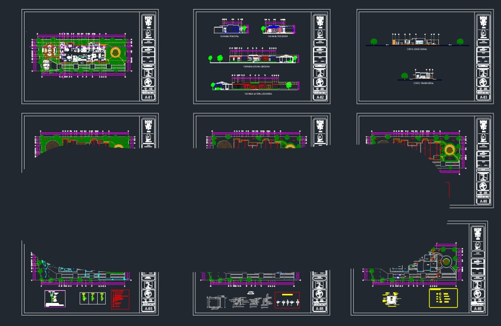 دانلود فایل کلبه مسکونی DWG | Cottage AutoCAD File