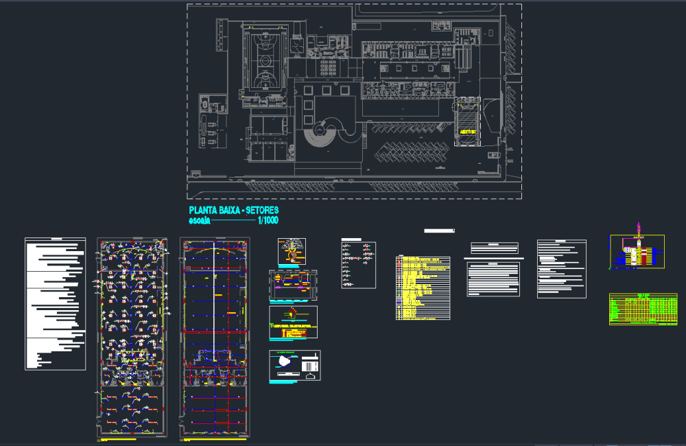 دانلود پروژه برق سالن آمفی‌تئاتر DWG | Auditorium Electrical Project