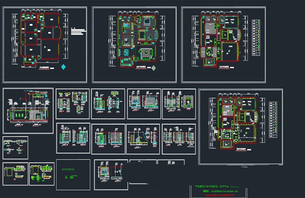 دانلود پروژه کامل تأسیسات برق مجتمع مسکونی DWG | Multi Family Residential Electrical Architecture Project