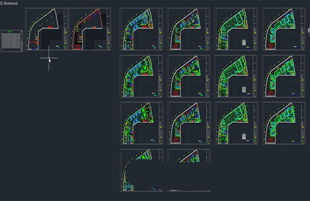 دانلود نقشه دفتر اداری لوکس CAD DWG | Luxury Office CAD Drawings