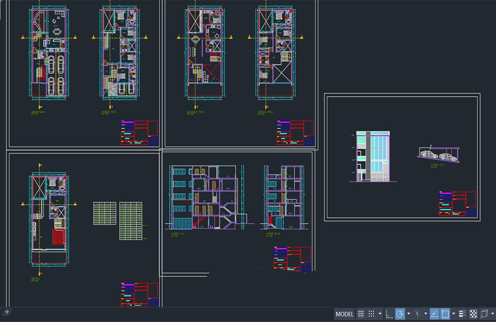 دانلود فایل اتوکد نقشه کلاب هاوس | Club House Project Free DWG