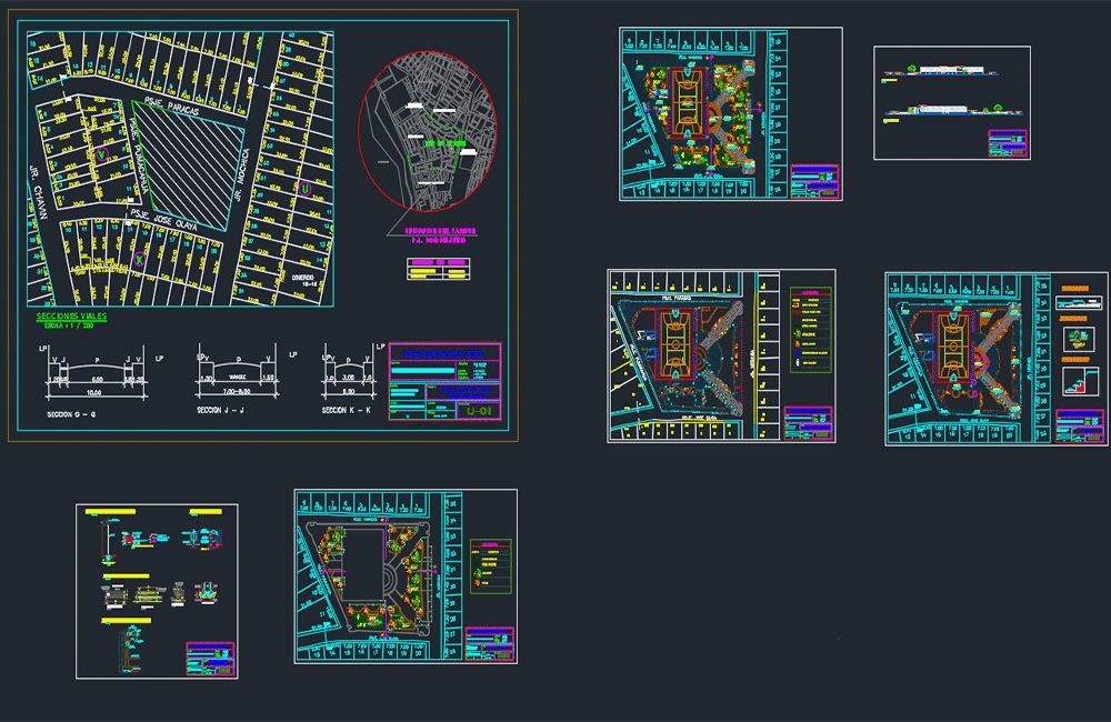دانلود فایل نقشه اتوکد پروژه مگا پارک | Mega Park DWG Project