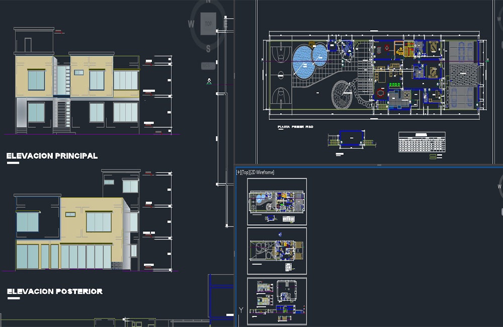 دانلود فایل اتوکد پروژه برج مسکونی | Highrise Residence DWG Project